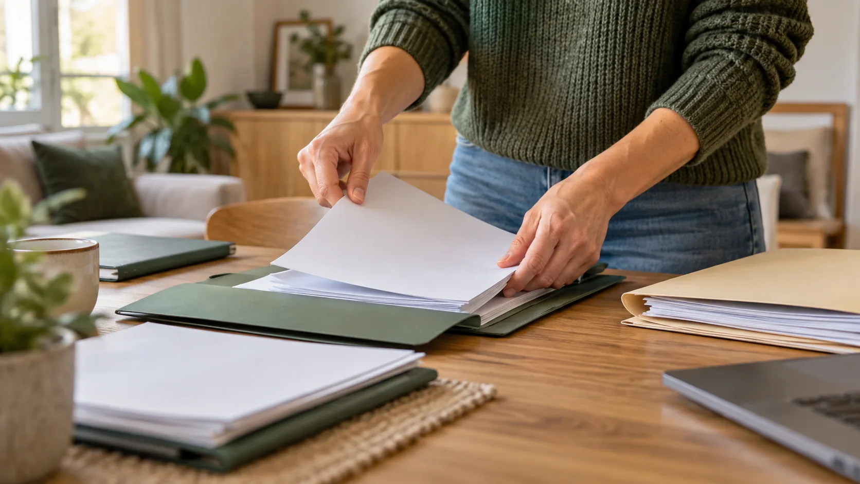Organización de documentación de vivienda