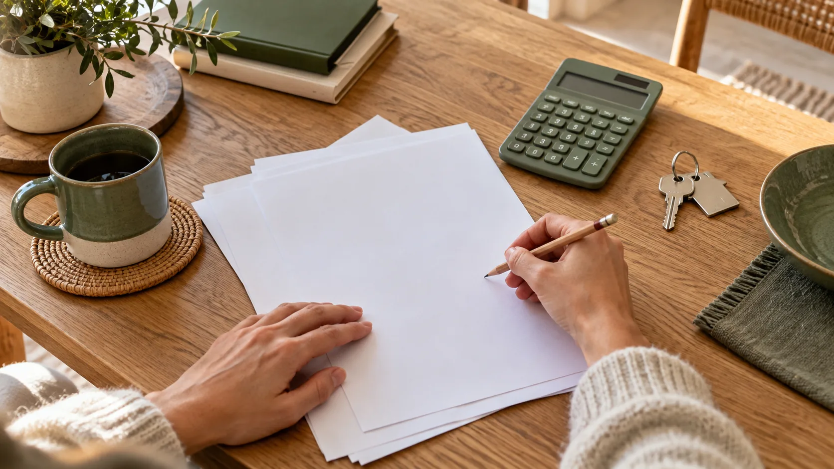 Material para organizar el presupuesto de vivienda